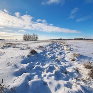 Столп личности 己丑 Земля Инь на Быке в БаЦзы - снег в поле